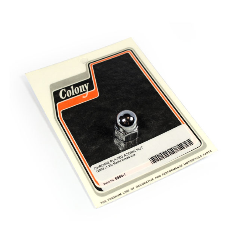 COLONY ACORN NUTS CHROME PLATED M12 (1.25) 990421