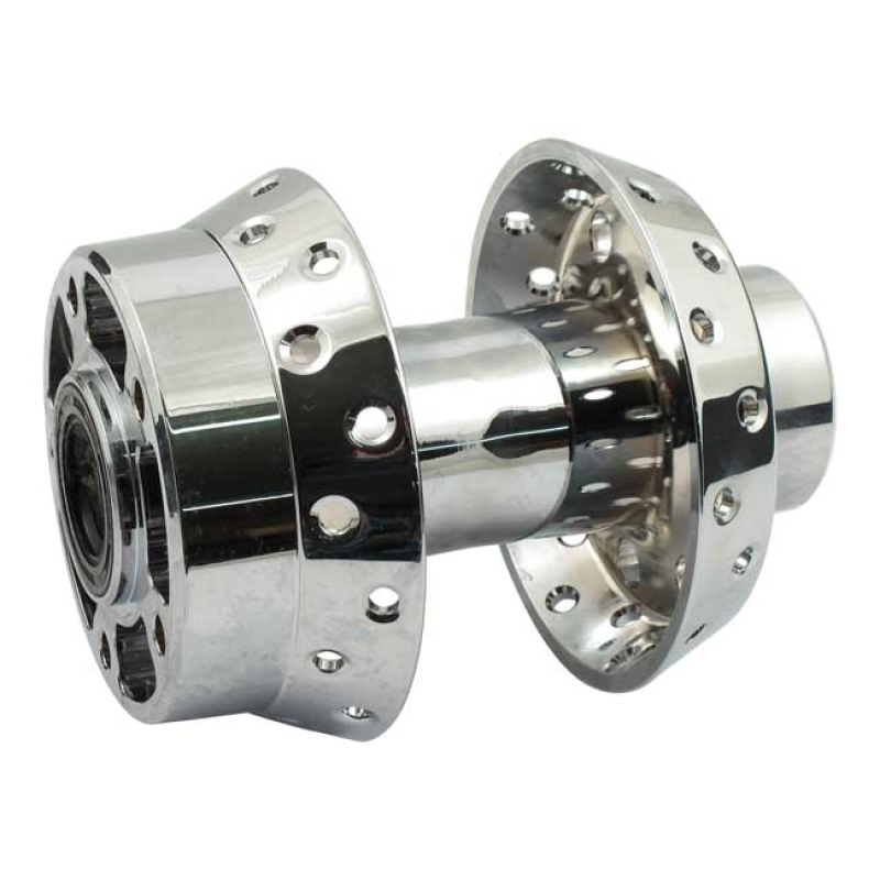 FRONT WHEEL HUB, CHROME 991251